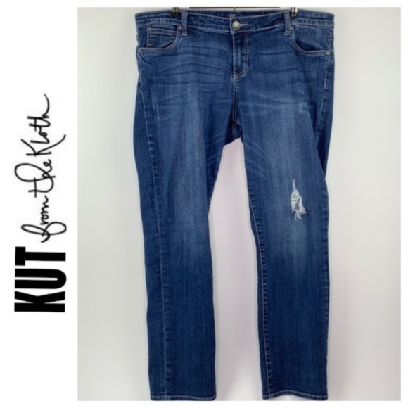 Kut from the Kloth Denim - Kut from the Kloth Catherine Boyfriend Jeans Sz 16